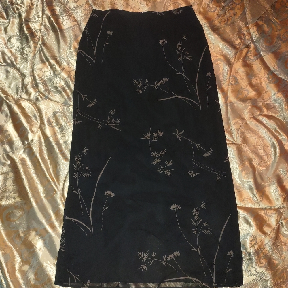 Express World Brand Black Maxi Skirt 9/10